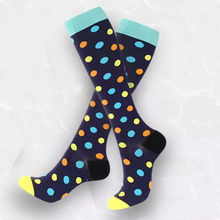 Load image into Gallery viewer, Spotted Patterned LegEase Compression Socks
