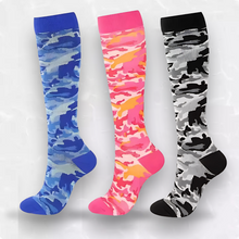 Load image into Gallery viewer, Camo Patterned LegEase Compression Socks