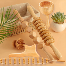 Load image into Gallery viewer, Professional Wood Therapy Massage Tool Set