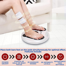 Load image into Gallery viewer, TENS/EMS Feet Circulation Stimulator Electric Massager