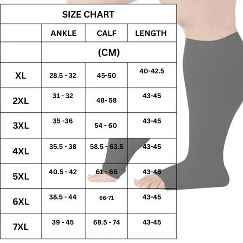 Sizing chart