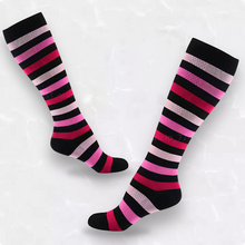 Load image into Gallery viewer, Striped Patterned LegEase Compression Socks