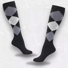 Load image into Gallery viewer, Checker Patterned LegEase Compression Socks