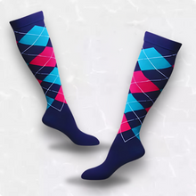 Load image into Gallery viewer, Checker Patterned LegEase Compression Socks