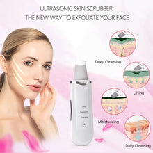 Load image into Gallery viewer, Ultrasonic Facial Skin Scrubber