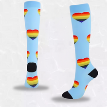 Load image into Gallery viewer, Fun Patterned LegEase Compression Socks