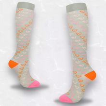 Load image into Gallery viewer, Heart Patterned LegEase Compression Socks