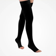 Load image into Gallery viewer, Micro Thigh High Compression Stockings