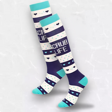 Load image into Gallery viewer, Medical Patterned LegEase Compression Socks