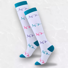 Load image into Gallery viewer, Medical Patterned LegEase Compression Socks