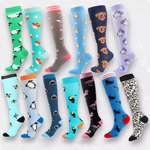 Load image into Gallery viewer, Fun Patterned LegEase Compression Socks