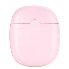 Load image into Gallery viewer, Pink electric nail clipper case front view with LED indicator on a white background