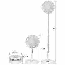 Load image into Gallery viewer, Rechargeable Portable Folding Fan