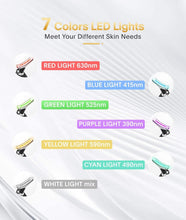 Load image into Gallery viewer, LED Light Therapy Face and Neck Massager