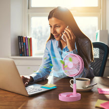 Load image into Gallery viewer, Rechargeable Portable Folding Fan
