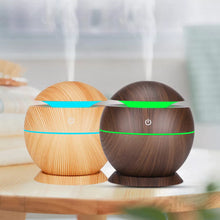 Load image into Gallery viewer, Mini Wood Grain Aromatherapy Diffuser