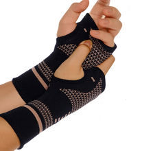 Load image into Gallery viewer, Copper Wrist + Hand Compression Brace