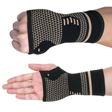 Load image into Gallery viewer, Copper Wrist + Hand Compression Brace