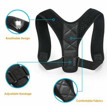 Load image into Gallery viewer, PostureEase Adjustable Back & Shoulder Brace