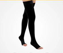 Load image into Gallery viewer, Micro Thigh High Compression Stockings