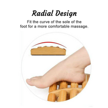Load image into Gallery viewer, Wooden 5 Roller Foot Massager