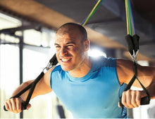 Load image into Gallery viewer, 11 Piece Fitness Resistance Bands Exercise Set