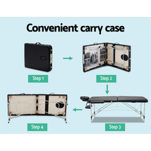 Load image into Gallery viewer, Portable Aluminium Frame Massage Table