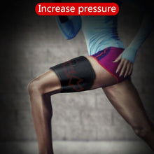 Load image into Gallery viewer, Adjustable Thigh Compression Wrap