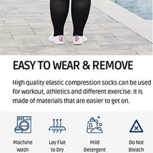 Load image into Gallery viewer, Plus sized Open Toe Compression Socks