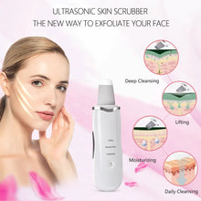 Load image into Gallery viewer, Ultrasonic Facial Skin Scrubber

