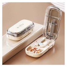 Load image into Gallery viewer, Adjustable Quartering Pill Cutter &amp; Storage Box
