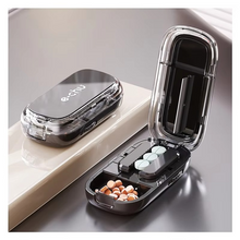 Load image into Gallery viewer, Adjustable Quartering Pill Cutter &amp; Storage Box
