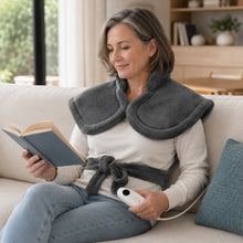 Load image into Gallery viewer, Heated Neck, Shoulder &amp; Back Relief Wrap
