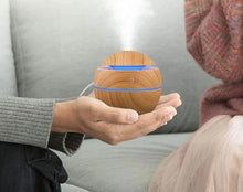 Load image into Gallery viewer, Mini Wood Grain Aromatherapy Diffuser
