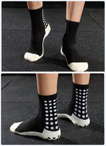Mid Calf Length Grip Socks