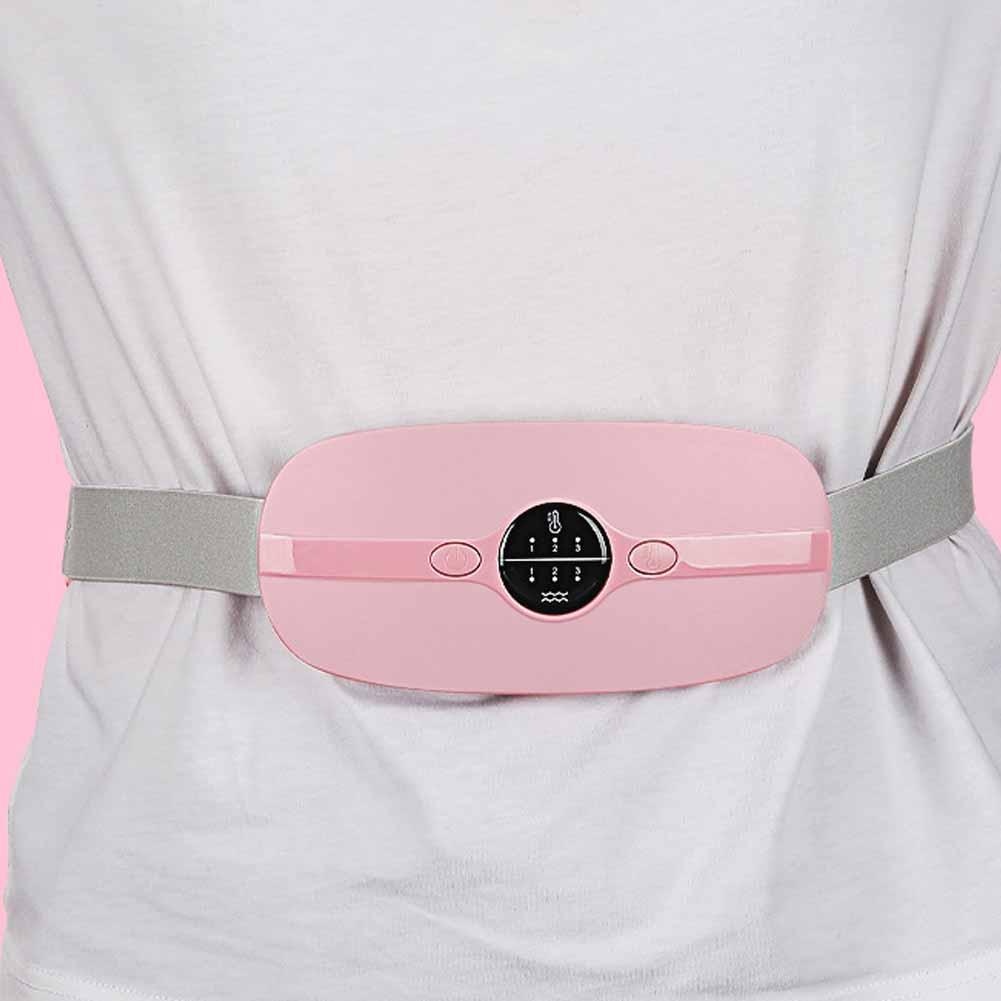 Cordless heated waist wrap in pink