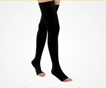 Load image into Gallery viewer, Micro Thigh High Compression Stockings
